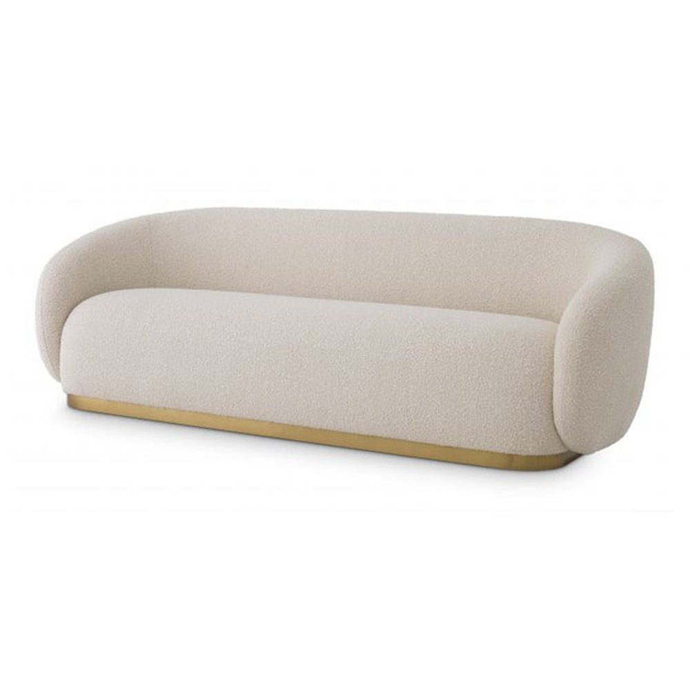 Eichholtz Brice 3 Seater Sofa Bouclé Cream