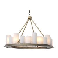 Eichholtz Commodore Round Chandelier Brass