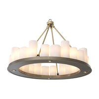 Eichholtz Commodore Round Chandelier Brass