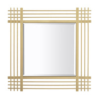 Eichholtz Pierce Square Mirror in Brushed Brass