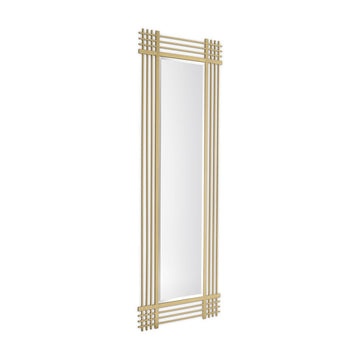 Eichholtz Pierce Rectangular Mirror in Brushed Brass