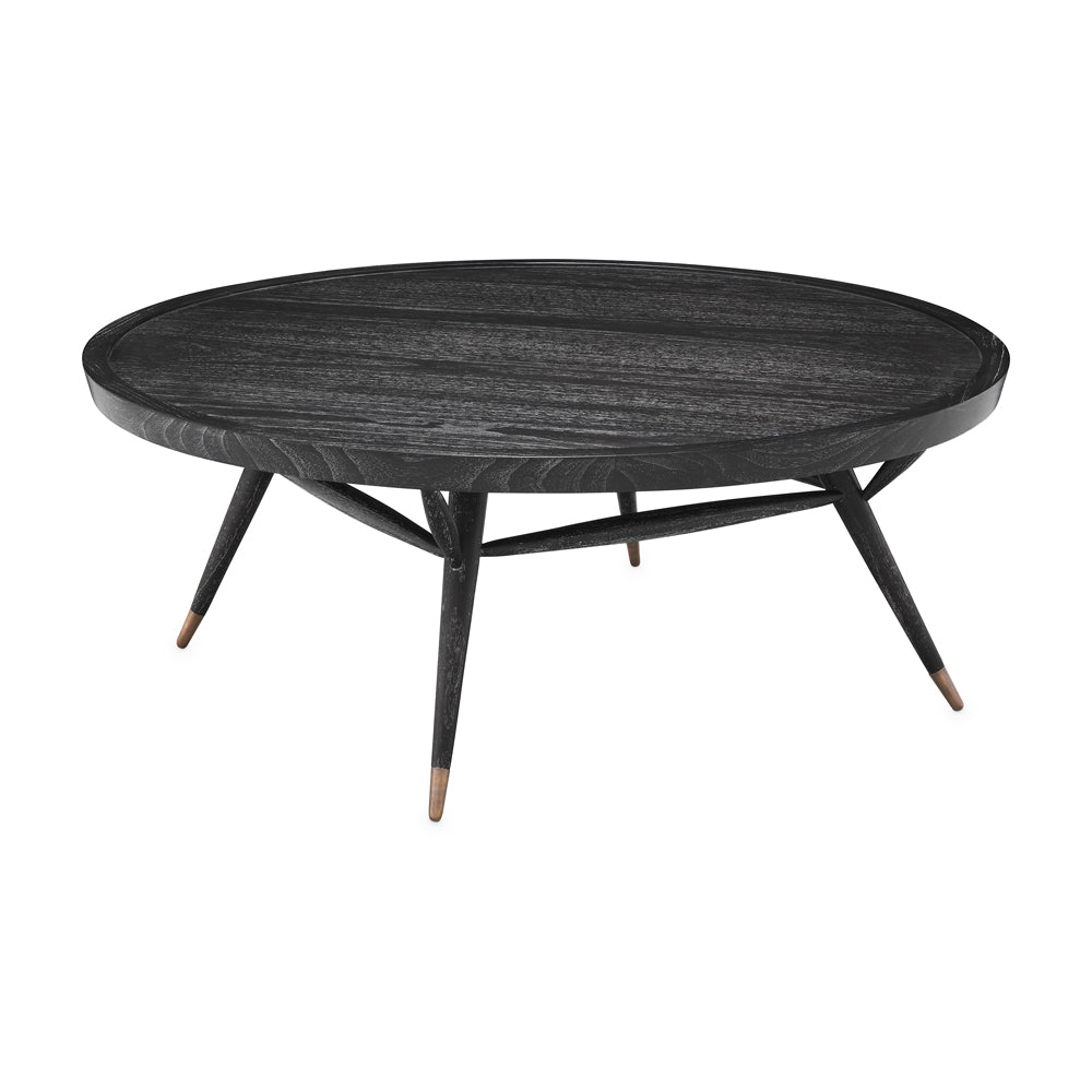 Eichholtz Phoenix Coffee Table in Charcoal Grey Veneer