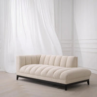 Eichholtz Ditmar Left Lounge Sofa in Bouclé Cream