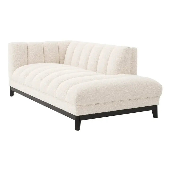 Ditmar Left Lounge Sofa - Bouclé Cream Eichholtz 4
