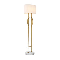 Eichholtz Kaiser Floor Lamp in Antique Brass