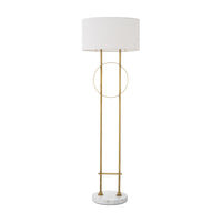 Eichholtz Kaiser Floor Lamp in Antique Brass