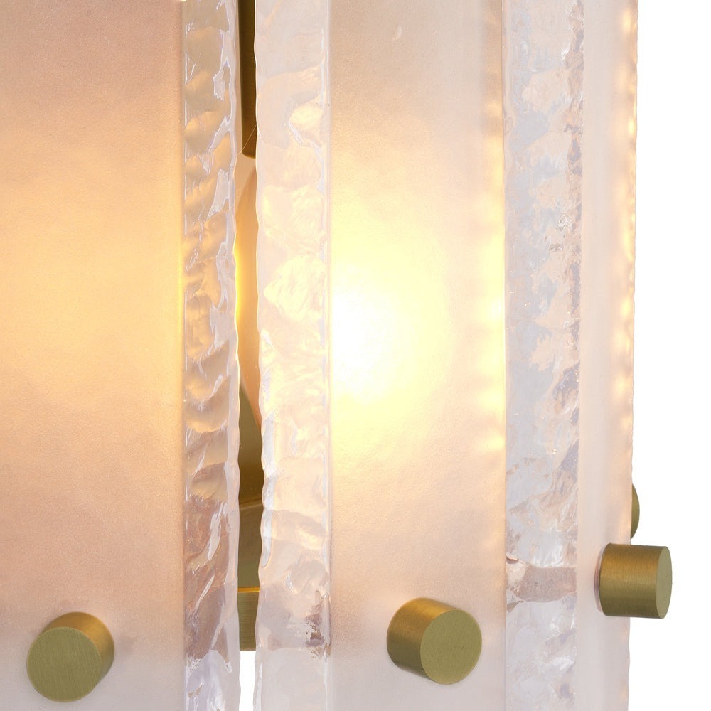 Blason Double Wall Lamp in Antique Brass | Eichholtz - Olivia's