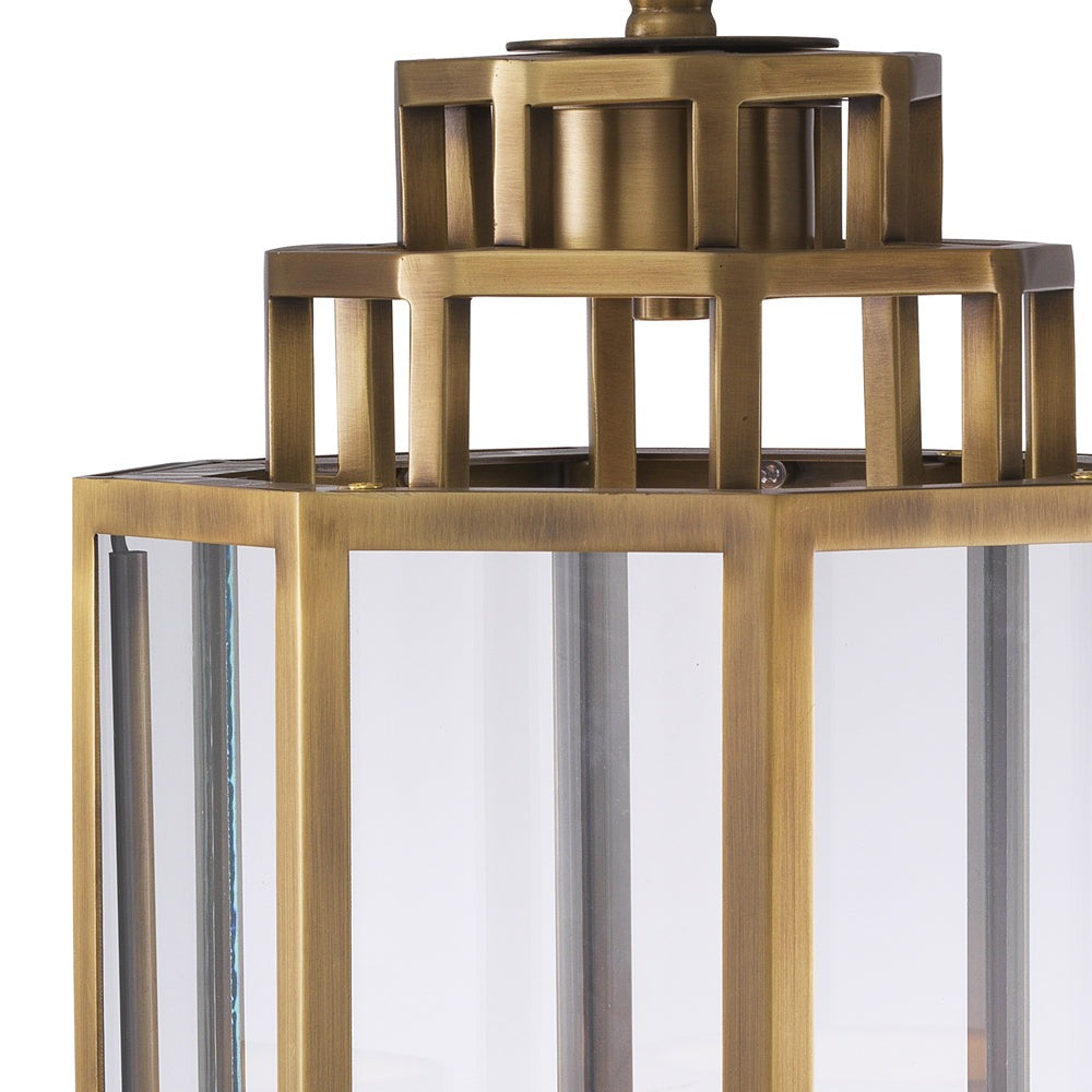 Eichholtz Monticello Lantern 24 cm in Antique Brass