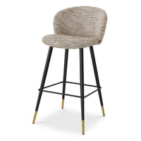 Eichholtz Volante Bar Stool in Mademoiselle Beige