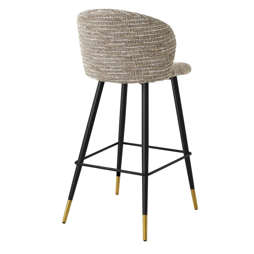 Eichholtz Volante Bar Stool in Mademoiselle Beige