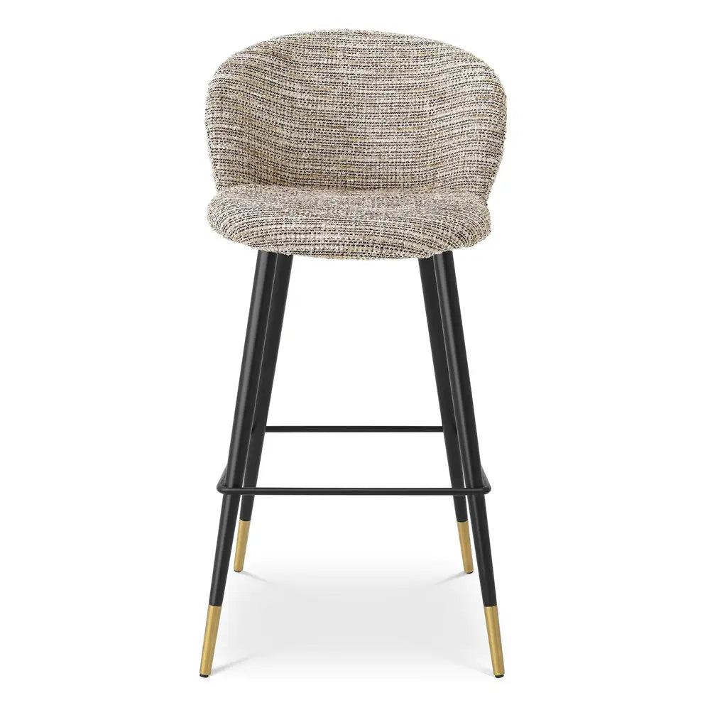 Eichholtz Volante Bar Stool in Mademoiselle Beige