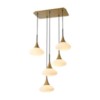 Eichholtz Large Duco Chandelier in Antique Brass