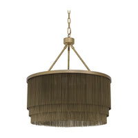 Eichholtz Small Tissot Round Chandelier in Antique Brass