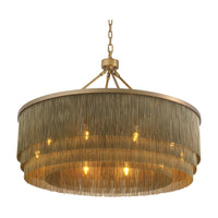 Eichholtz Large Tissot Round Chandelier in Antique Brass