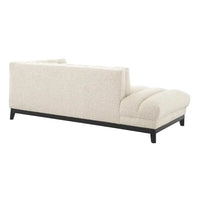 Eichholtz Ditmar Right Lounge Sofa in Bouclé Cream