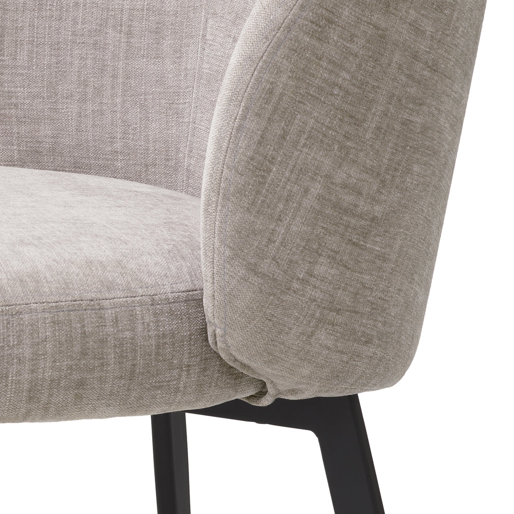 Eichholtz Set of 2 Lloyd Dining Chairs in Sisley Grey