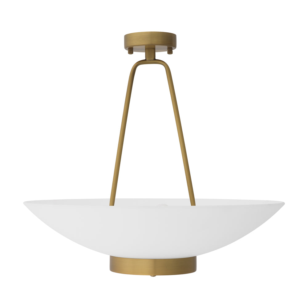 Eichholtz Planeta Ceiling Lamp in Antique Brass