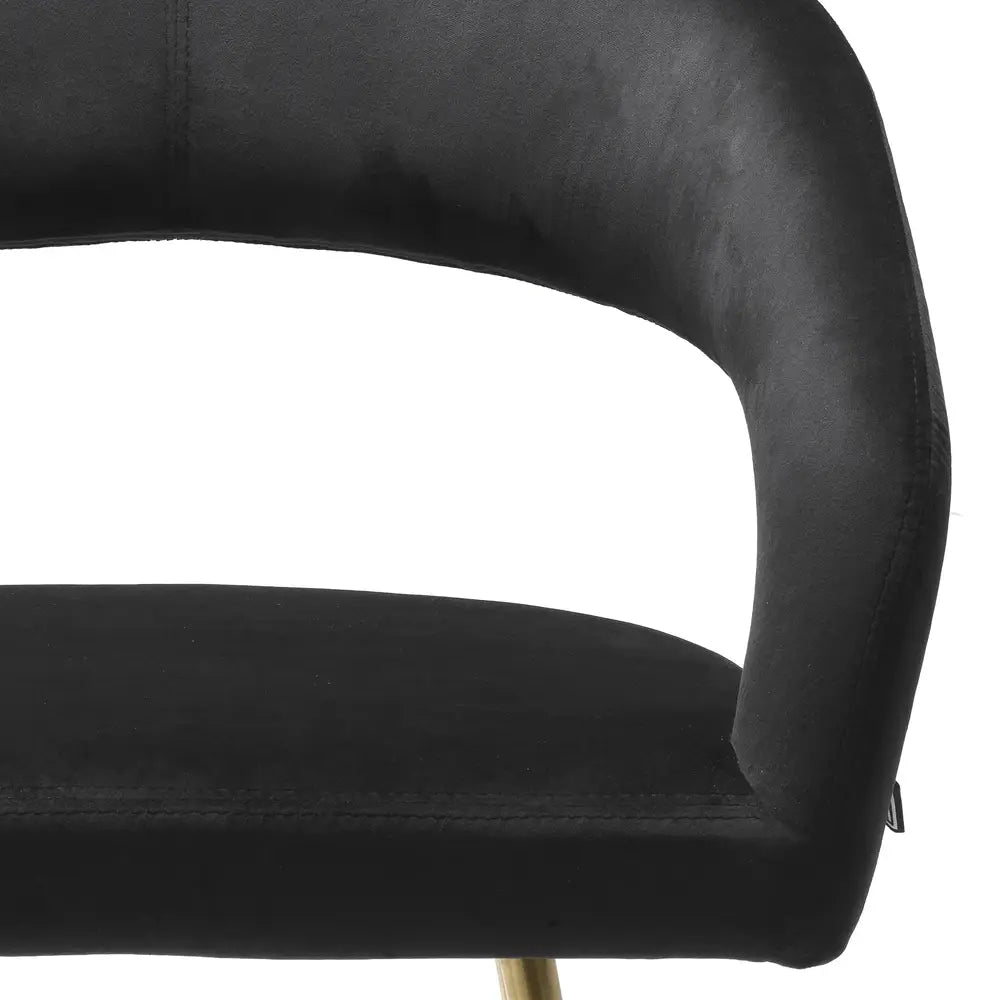 Eichholtz Bravo Dining Chair in Roche Black Velvet