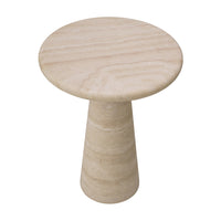 Eichholtz Large Adriana Side Table in Travertine