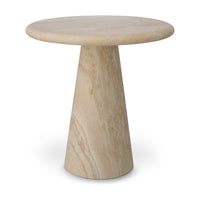 Eichholtz Small Adriana Side Table in Travertine