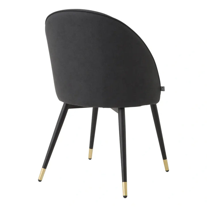 Cooper Set of 2 Dining Chairs - Grey Faux Leather Eichholtz 6