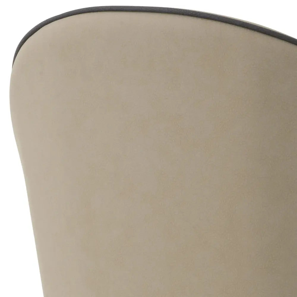 Cooper Set of 2 Dining Chairs - Faux Leather Beige Eichholtz 6