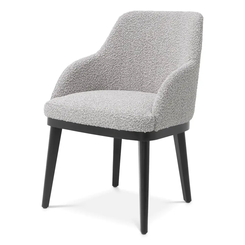 Costa Dining Chair - Bouclé Grey Eichholtz 2