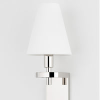 Hudson Valley Lighting Dooley Wall Sconce Polished Nickel