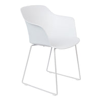 Olivia's Nordic Living Collection - Set of 2 Tor Dining Chairs in White