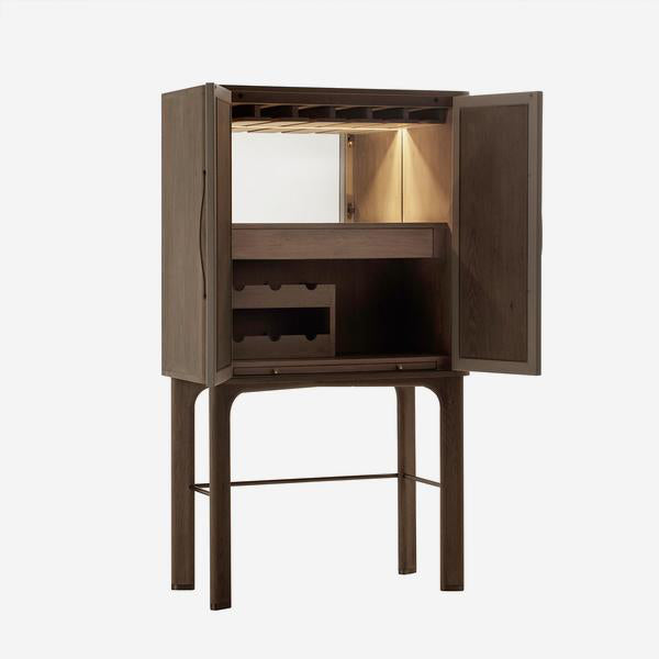 Andrew Martin Bar Charlie Cabinet Brown