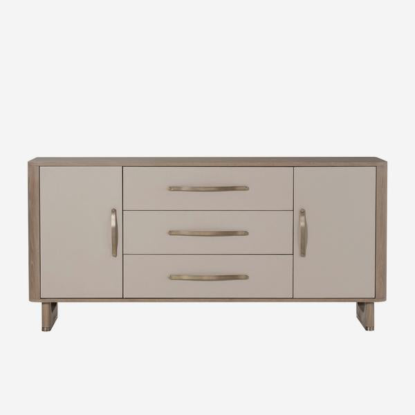 Andrew Martin Charlie 3 Drawer Sideboard Brown