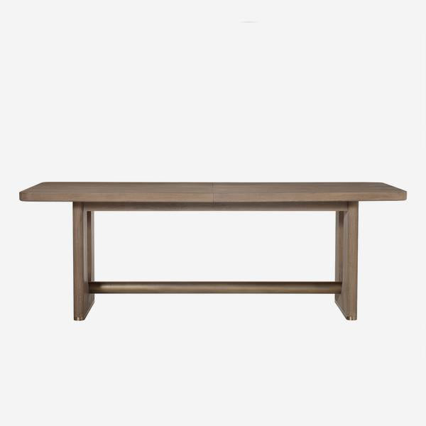 Andrew Martin Charlie 12 Seater Extending Dining Table Brown