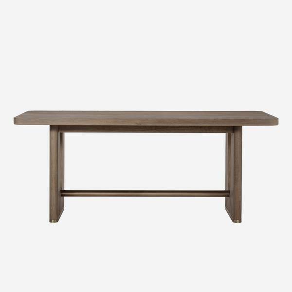 Andrew Martin Charlie 6 Seater Dining Table Brown