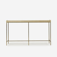 Andrew Martin Edith Console Table Latte Shagreen