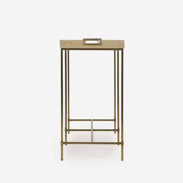 Andrew Martin Edith Console Table Latte Shagreen