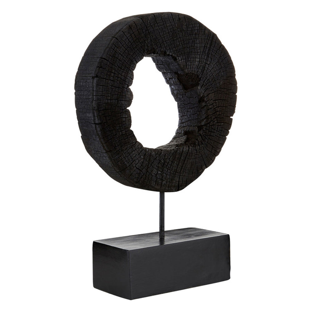 Olivia's Black Wooden Sculpture Small