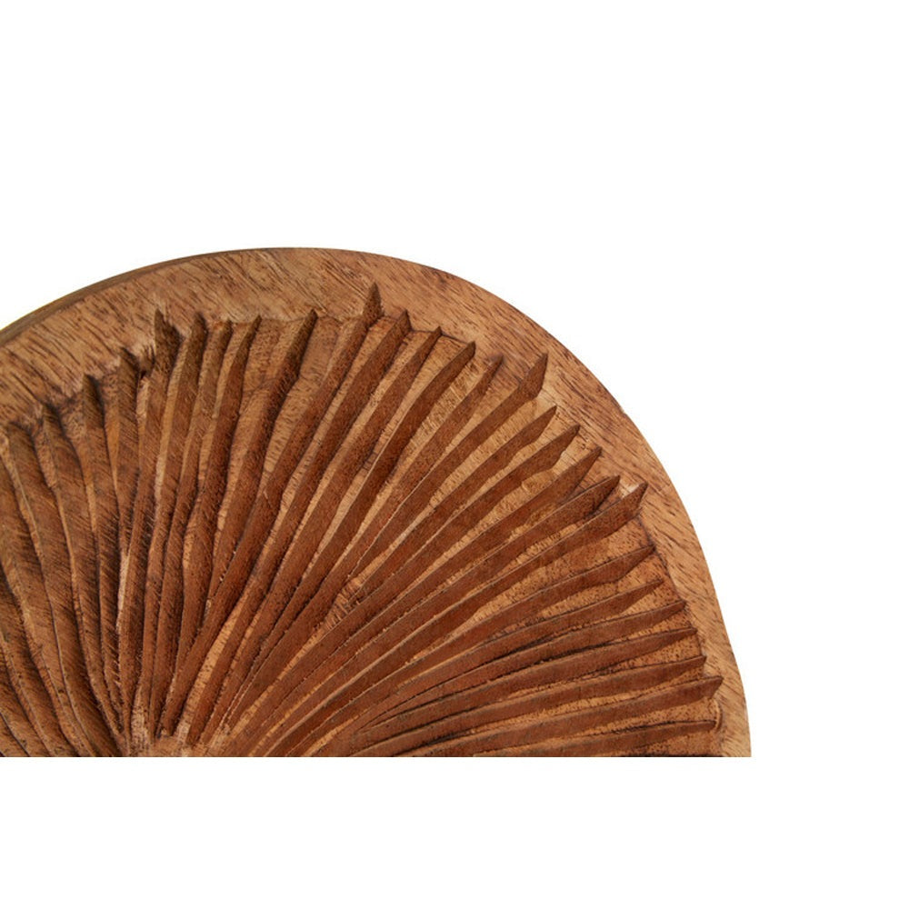 Olivia's Carved Wooden Disc On Stand