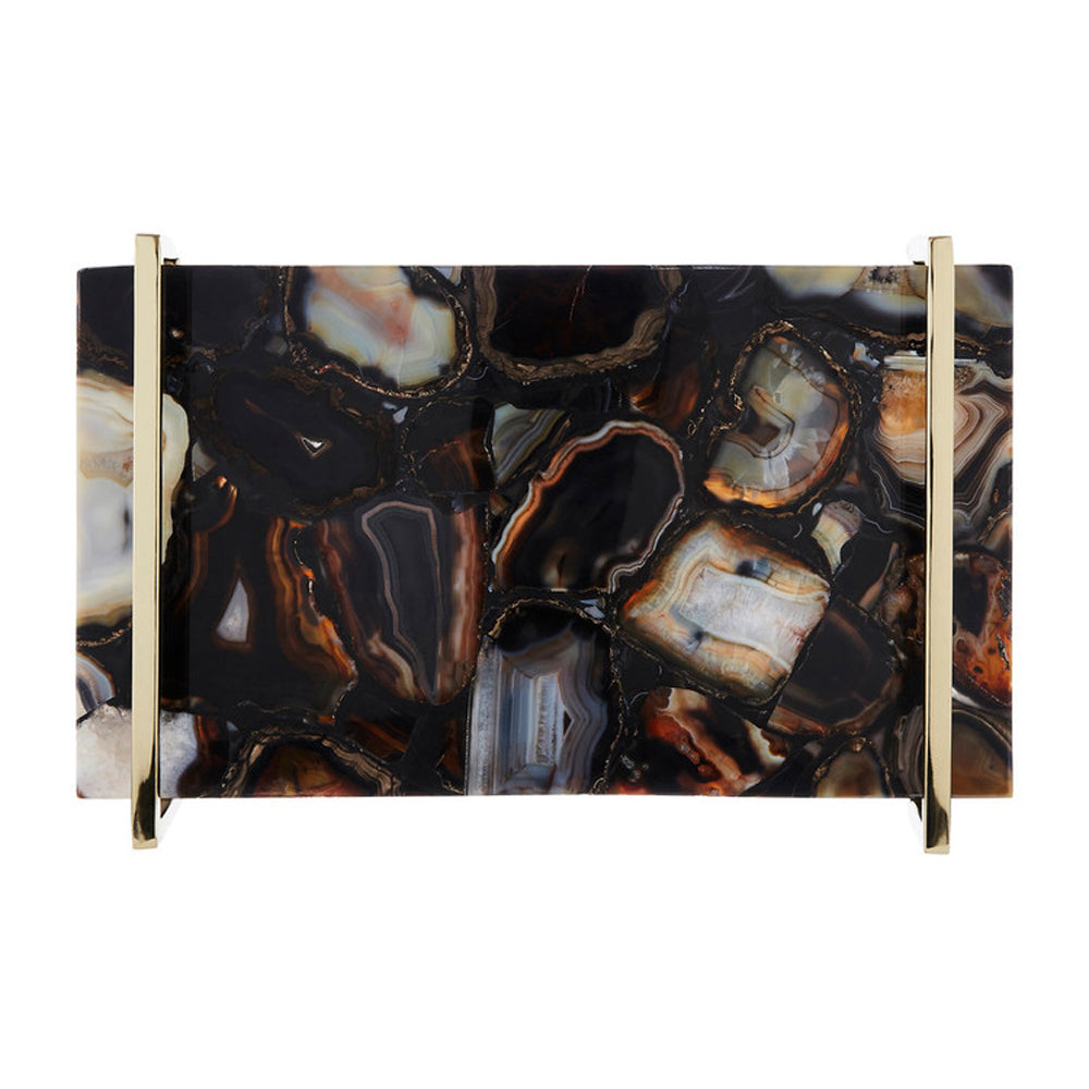 Olivia's Boutique Hotel Collection - Black Agate Tray Small