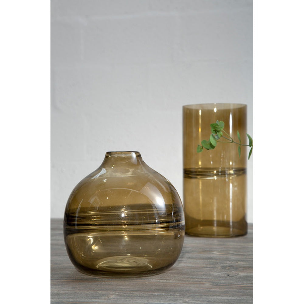 Luxe Bottle Vase - Amber Premier 3