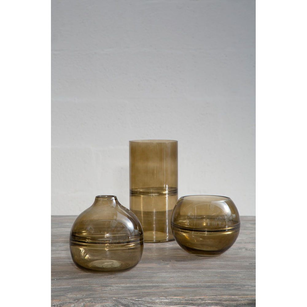  Premier-Olivia's Luxe Collection - Amber Bottle Vase-Amber 389 