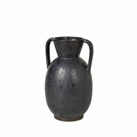 Broste Copenhagen Simi Vase Antique Grey And Black