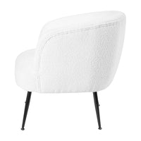 Olivia's Sienna Boucle Tub Chair With Black Legs