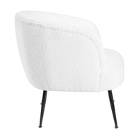 Olivia's Sienna Boucle Tub Chair With Black Legs