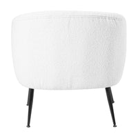 Olivia's Sienna Boucle Tub Chair With Black Legs