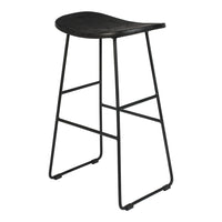 Olivia's Nordic Living Collection - Tait Counter Stool in Black