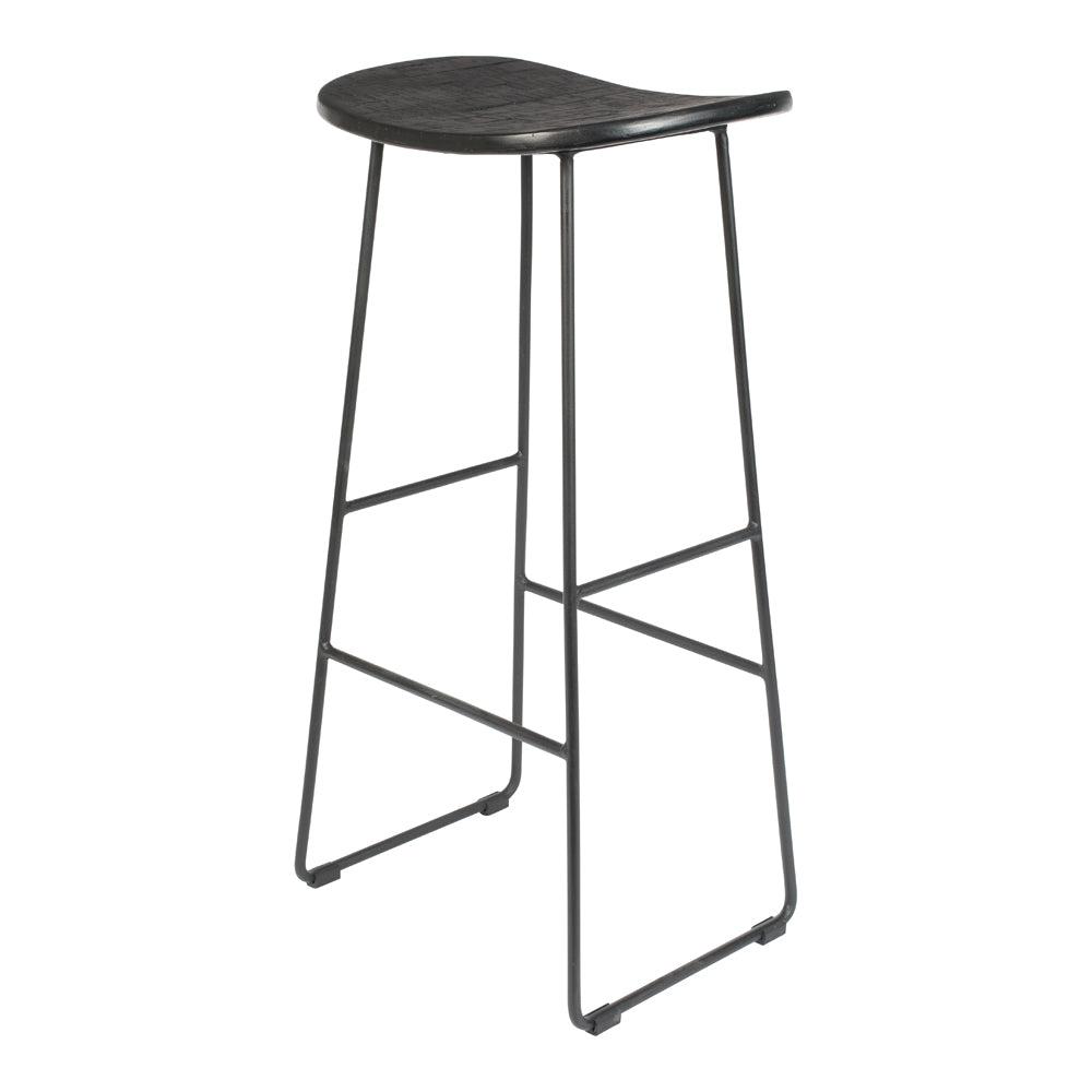 Olivia's Nordic Living Collection - Tait Bar Stool in Black