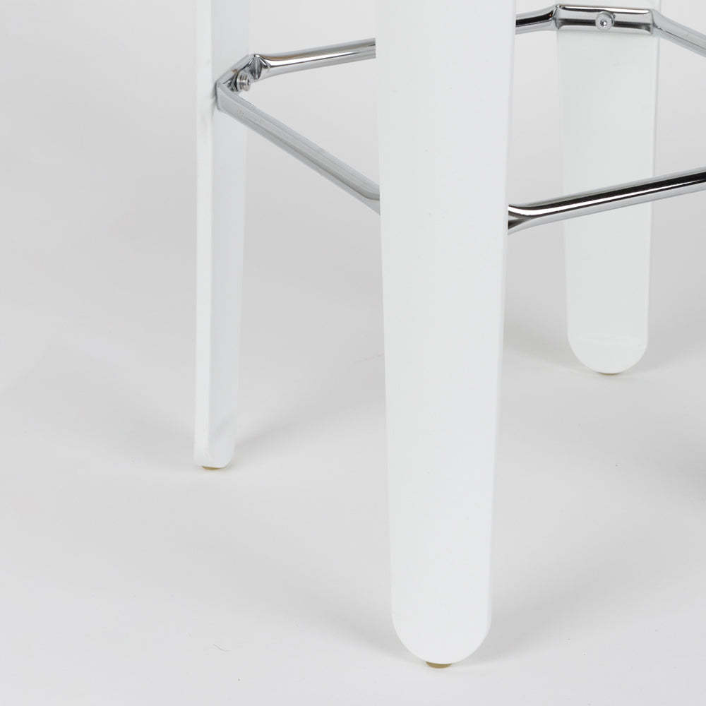 Olivia's Nordic Living Collection - Vena Bar Stool in White