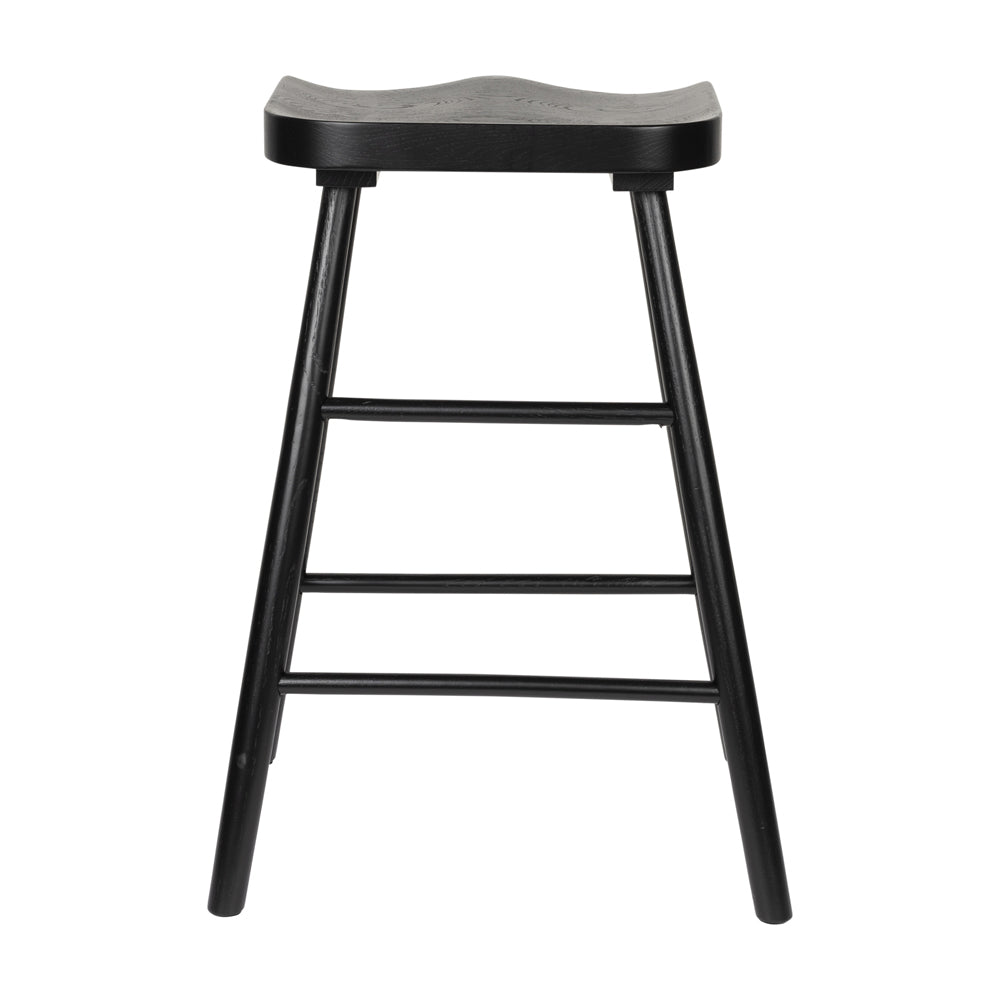 Olivia's Nordic Living Collection Wander Counter Stool in Black