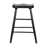 Olivia's Nordic Living Collection Wander Counter Stool in Black