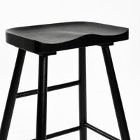 Olivia's Nordic Living Collection Wander Counter Stool in Black